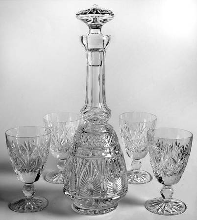 Designer Studio Sherry Set (Decanter & 4 Cordials)