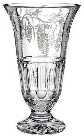 Flora & Fauna 14" Footed Vase