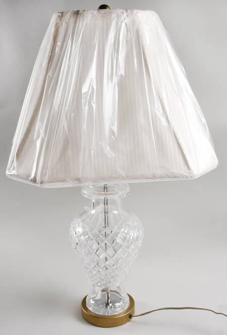 Lamps 28" Electric Lamp & Ivory Shade