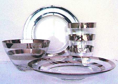 Platinum Treasures Italian Glassware by Zrike