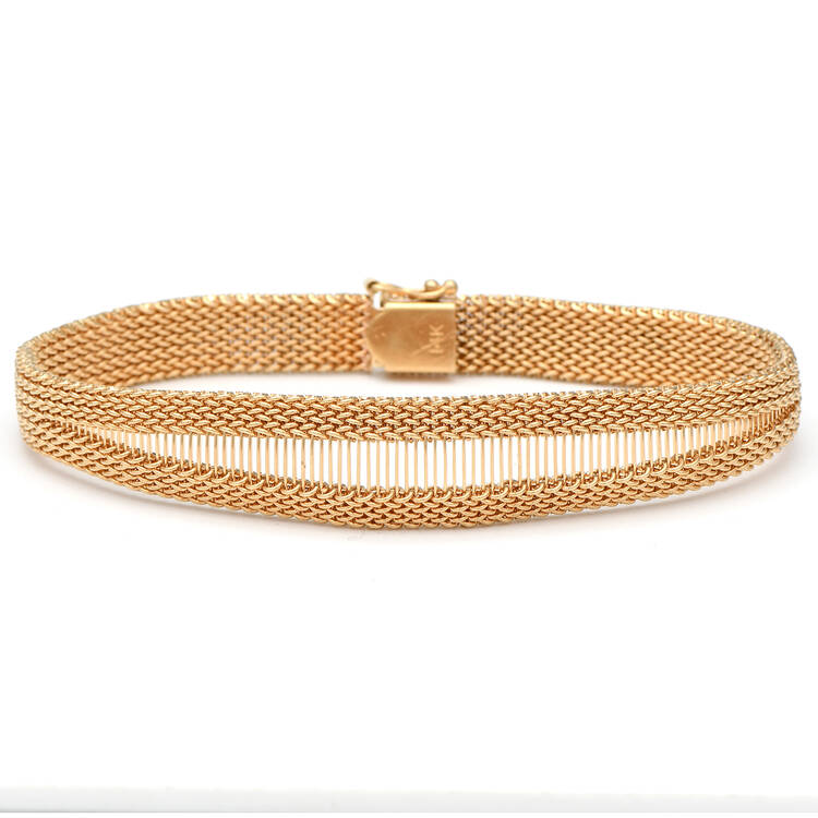 14KY Mesh Bracelet