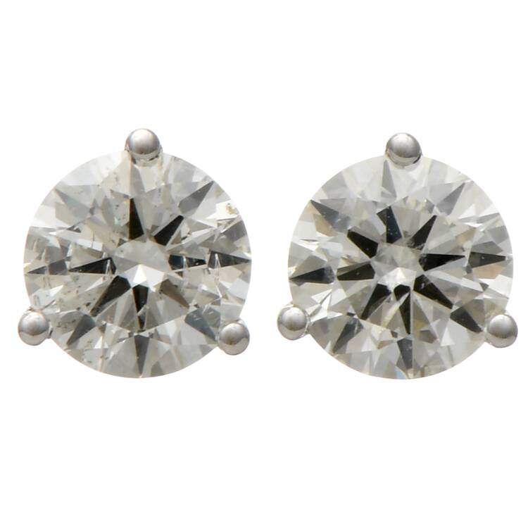 14KW Diamond(0.99) Stud Earrings