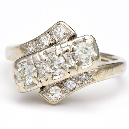 14KW Old European Diamond (0.60) Ring