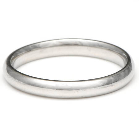 Platinum 3MM Comfort Fit High Polish Band Ring