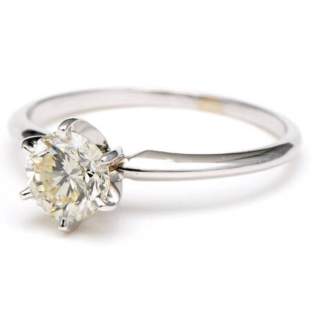 14KW Diamond(0.96) Solitaire Ring