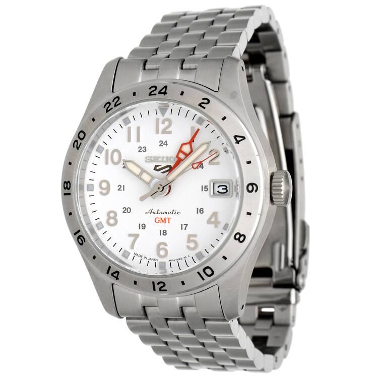 Seiko 5 Sports SSK059 White Dial GMT