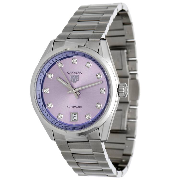 TAG Heuer Carrera Date with Purple Dial 36mm