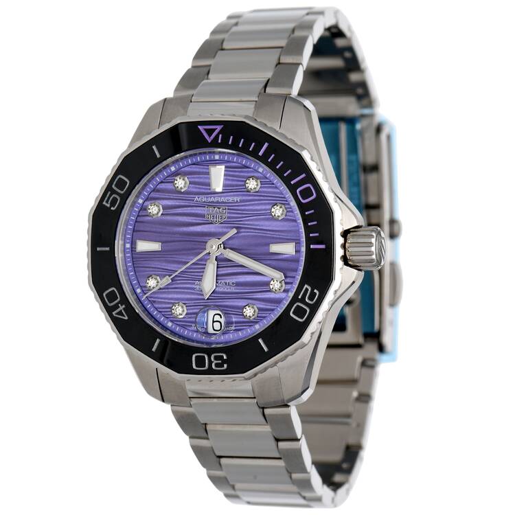 TAG Heuer Aquaracer with Purple Dial 36mm