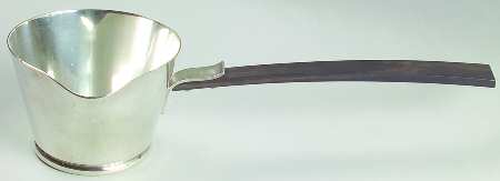 Sterling Hollowware Sauce Boat with Wood Handle