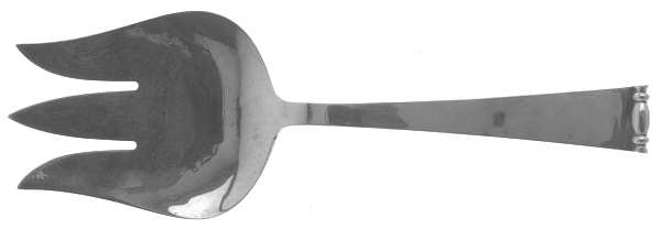 Modern Georgian (Sterling) Solid Oversize Vegetable Serving Fork