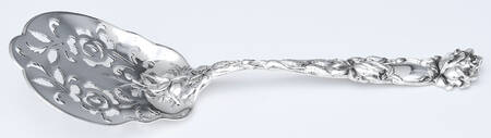Bridal Rose (Sterling, 1903) Tomato Server, Solid Piece