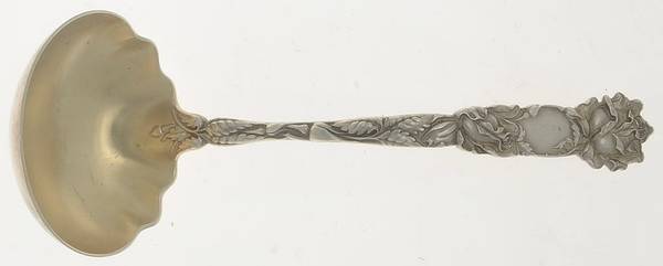Bridal Rose (Sterling, 1903) Solid Piece Cream Ladle