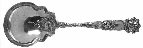 Bridal Rose (Sterling, 1903) Solid Salad/Berry Spoon