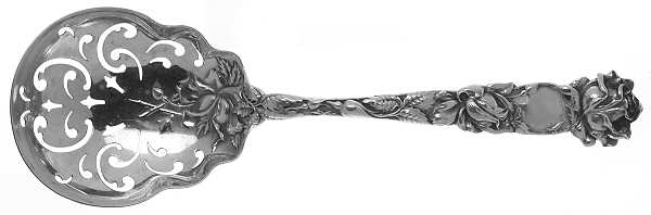 Bridal Rose (Sterling, 1903) Ice Serving Spoon Large