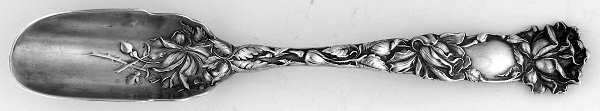 Bridal Rose (Sterling, 1903) Solid Cheese Scoop
