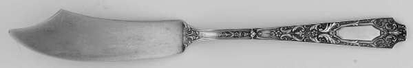 Cellini (Sterling, 1929, No Monograms) Flat Handle Butter Spreader