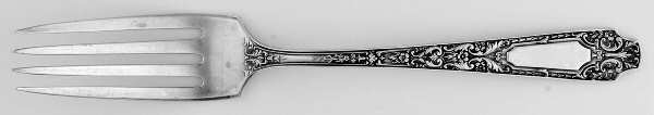 Cellini (Sterling, 1929, No Monograms) Fork