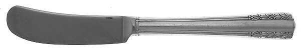 Chapel Bells (Sterling, 1939) Butter Spreader Hollow Hdl-Paddle/Stainless Blade