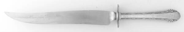 Chased Romantique (Sterling, 1933) Large Stainless Blade Roast Carving Knife