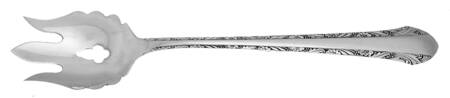 Chased Romantique (Sterling, 1933) Vegetable Serving Fork Solid  HC