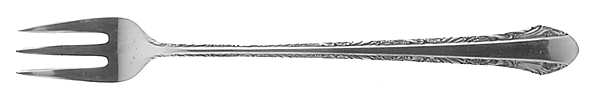 Chased Romantique (Sterling, 1933) Cocktail/Seafood Fork