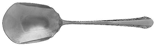 Chased Romantique (Sterling, 1933) Solid Salad Serving Spoon