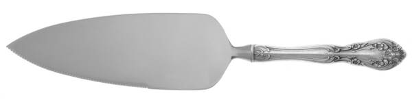 Chateau Rose (Sterling, 1940, No Monograms) Pie Server with Serrated Stainless Blade HC
