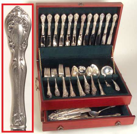 Chateau Rose (Sterling, 1940, No Monograms) 90 Piece Set