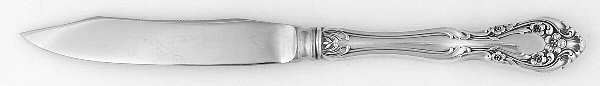 Chateau Rose (Sterling, 1940, No Monograms) Individual Fruit Knife with Stainless Blade