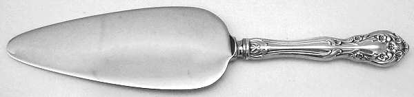 Chateau Rose (Sterling, 1940, No Monograms) Pie Server with Stainless Blade