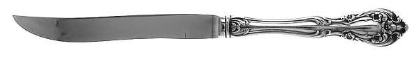 Chateau Rose (Sterling, 1940, No Monograms) Individual Steak Knife w/Bevel Blade