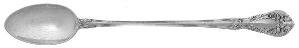 Chateau Rose (Sterling, 1940, No Monograms) Iced Tea Spoon