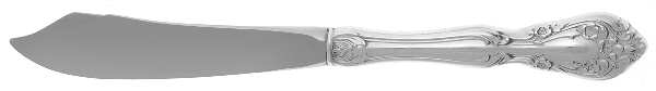 Chateau Rose (Sterling, 1940, No Monograms) Hollow Handle Master Butter Knife