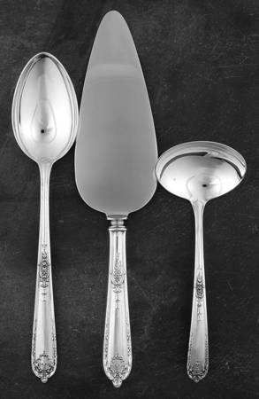 Della Robbia (Sterling, 1922, No Monograms) 3 Piece Completer Set