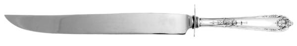 Della Robbia (Sterling, 1922, No Monograms) Carving Knife Small with Stainless Blade HC