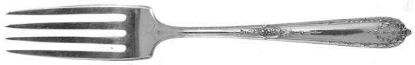 Della Robbia (Sterling, 1922, No Monograms) Fork