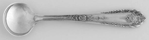 Della Robbia (Sterling, 1922, No Monograms) Individual Salt Spoon