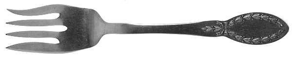 Diana (Silverplate, 1910) Individual Salad Fork