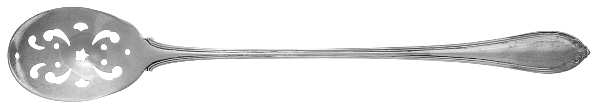 Evangeline (Sterling, 1907) Pierced Bowl Long Handle Olive Spoon