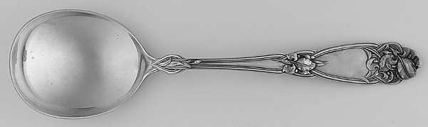 Fleur De Lis (Sterling, 1907) Round Bowl Soup Spoon (Gumbo)