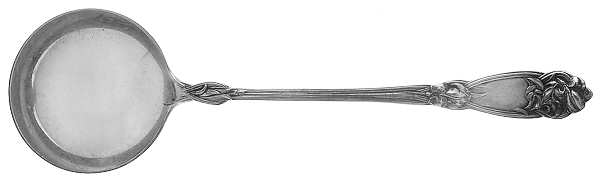 Fleur De Lis (Sterling, 1907) Round Bowl Soup Spoon (Bouillon)