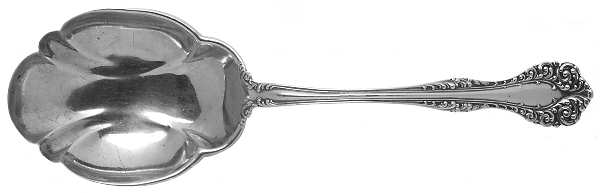 Florentine (Sterling, 1900) Oversize Solid Salad Serving Spoon