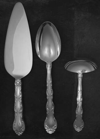 French Scroll (Sterling, 1953) 3 Piece Completer Set