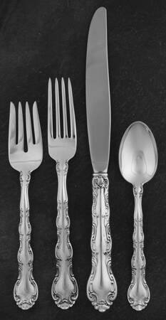 French Scroll (Sterling, 1953) 32  Piece Estate Set