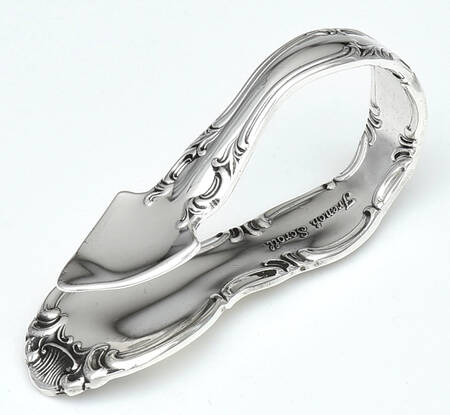 French Scroll (Sterling, 1953) Napkin Clip HC