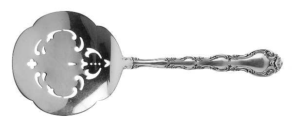 French Scroll (Sterling, 1953) Tomato Server, Solid Piece