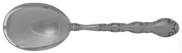French Scroll (Sterling, 1953) Solid Salad Serving Spoon