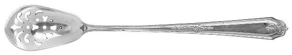 Gainsborough (Sterling, 1930) Pierced Bowl Short Handle Olive Spoon