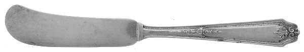 Gainsborough (Sterling, 1930) Flat Handle Butter Spreader