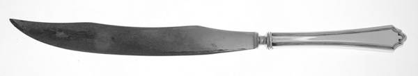 Hamilton (Sterling, 1910) Large Stainless Blade Roast Carving Knife